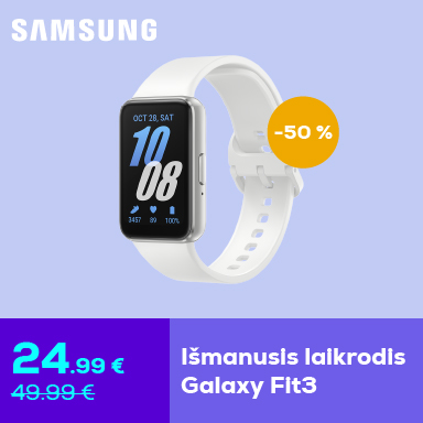 Samsung išmanusis laikrodis Galaxy Fit3 –50 %